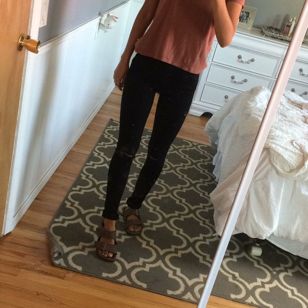 A & F Black Denim Jeans
